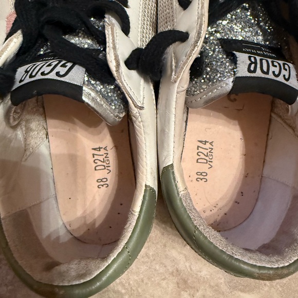 ✅TRADE✅Superstar Glitter Mesh Low-Top Sneakers GGDB 38 - Picture 14 of 15